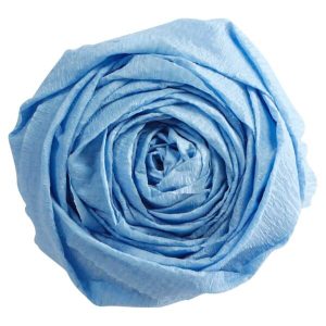 Clairefontaine 903027C – Papier crépon Bleu Ciel, 10 feuilles 2,5 x 0,5 m, crêpage 60 %