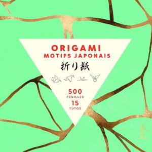 Papier Origami Motifs Japonais — 500 feuilles 15 x 15 cm + 15 tutoriels