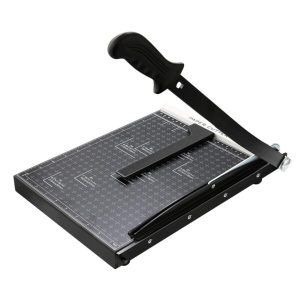 Massicot COOCHEER A4 – coupe jusqu'à 12 feuilles, noir