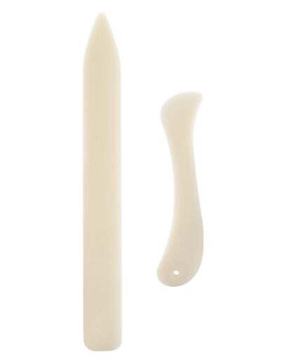 Plioir en os Yosoo – Lot de 2 outils de pliage et de reliure papier