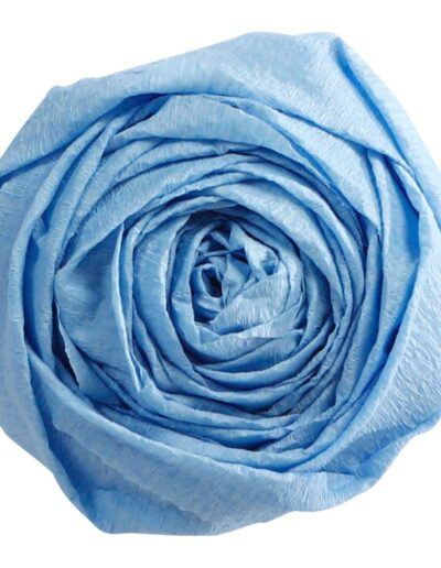 Clairefontaine 903027C – Papier crépon Bleu Ciel, 10 feuilles 2,5 x 0,5 m, crêpage 60 %