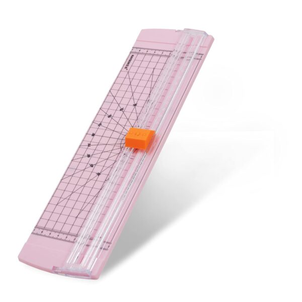 Massicot A4 RAYSON — Coupe-papier portable, coupe jusqu'à 10 feuilles, Rose