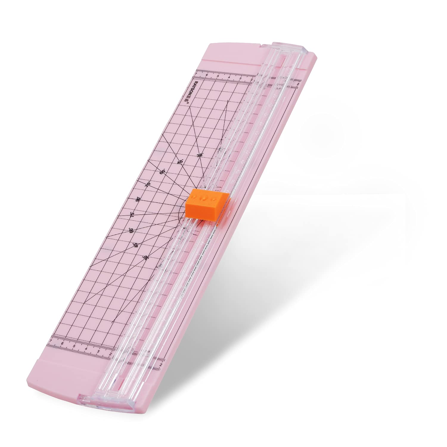 Massicot A4 RAYSON — Coupe-papier portable, coupe jusqu'à 10 feuilles, Rose