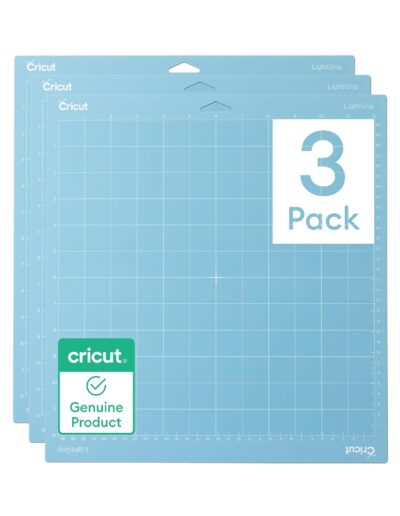 Cricut LightGrip — Tapis de découpe adhérence légère 30,5 × 30,5 cm (lot de 3)