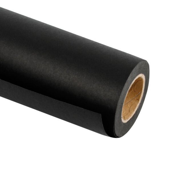 RUSPEPA Rouleau de Papier Kraft Noir 61 cm x 30 m