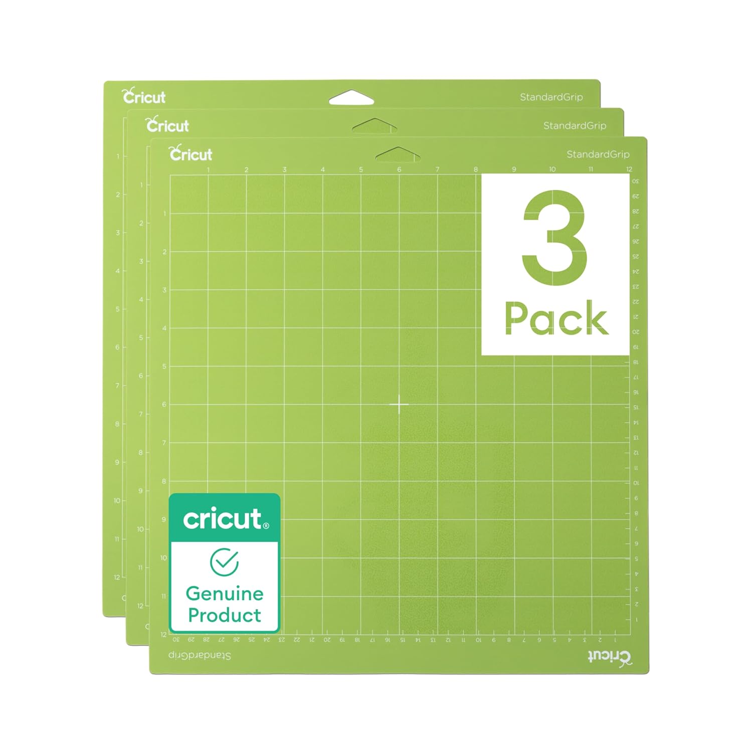 Tapis de découpe Cricut StandardGrip lot de 3 30,5 x 30,5 cm