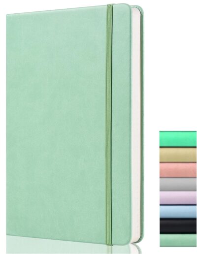 Carnet Bullet Journal pointillé A5 — 172 pages, papier 120 g/m², vert clair