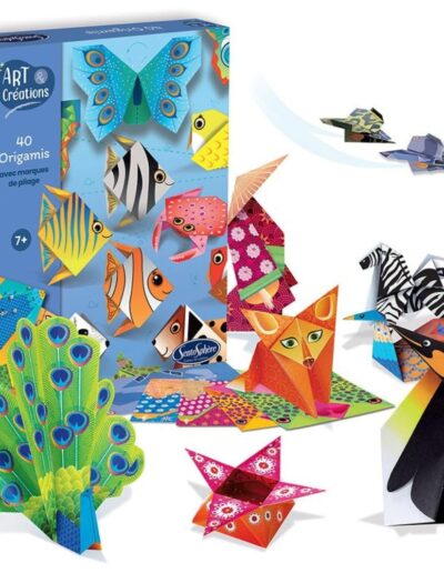 Sentosphère Kit Origami — 21 feuilles, 10 modèles
