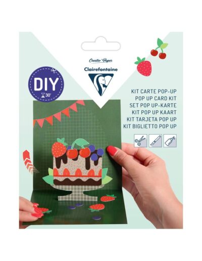 Kit Carte de Vœux pliable DIY — Joyeux Anniversaire (carte 3D à monter)