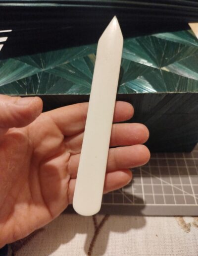 QWORK – Plioir en os 15 cm pour pliage, marquage et reliure papier