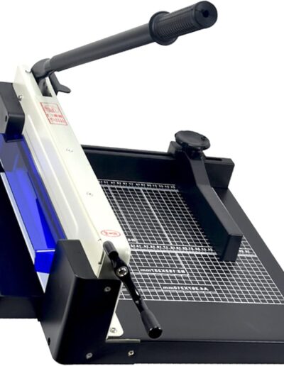 Massicot coupe-papier A4 à base métallique — capacité 400 feuilles