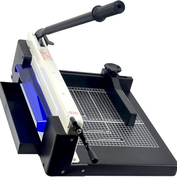 Massicot coupe-papier A4 à base métallique — capacité 400 feuilles