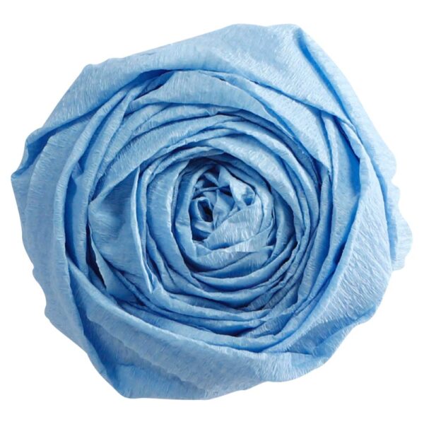 Clairefontaine 903027C – Papier crépon Bleu Ciel, 10 feuilles 2,5 x 0,5 m, crêpage 60 %