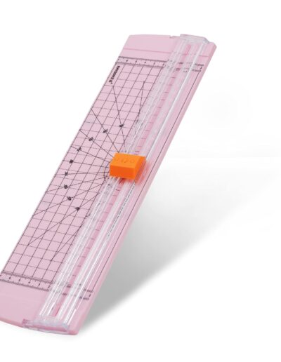 Massicot A4 RAYSON — Coupe-papier portable, coupe jusqu'à 10 feuilles, Rose