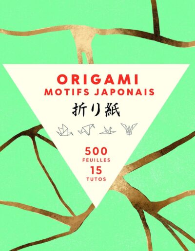 Papier Origami Motifs Japonais — 500 feuilles 15 x 15 cm + 15 tutoriels