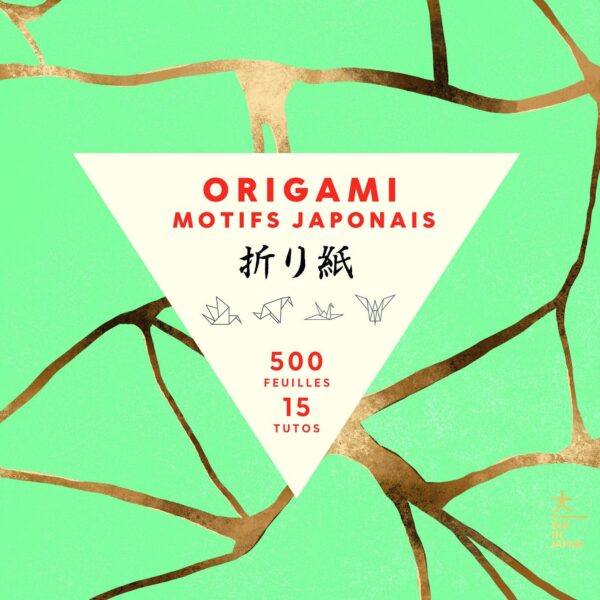 Papier Origami Motifs Japonais — 500 feuilles 15 x 15 cm + 15 tutoriels