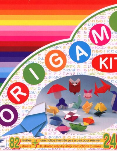 Origami Loisirs – Kit Origami 24 Modèles avec 82 Feuilles 15 x 15 cm