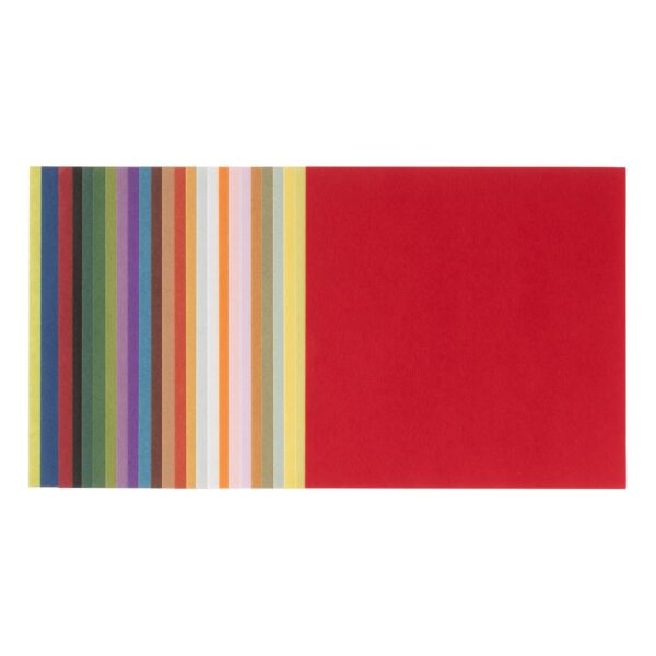 Papier origami washi japonais — 25 couleurs, 15 x 15 cm