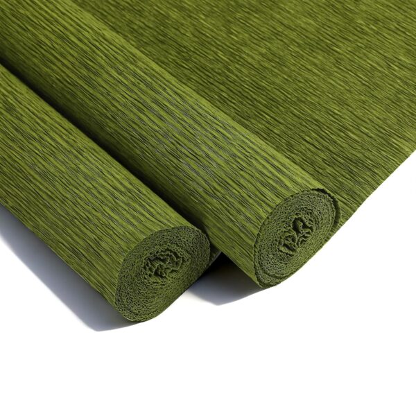 Mverse Papier crépon italien épais 150 g – 300 % extensible, lot de 2 rouleaux (26,6 cm × 2,5 m)