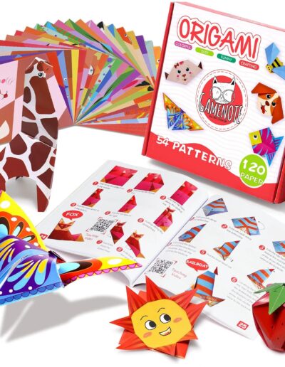 Gamenote papier origami 120 feuilles double face