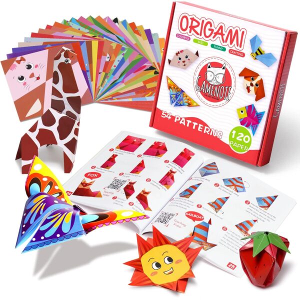 Gamenote papier origami 120 feuilles double face