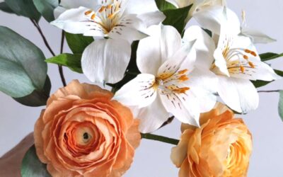 Fleur en papier crépon : le tuto facile pour de jolies roses (et une déco qui dure)