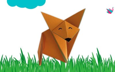 Renard en origami : le pliage facile pas à pas (tête de renard, dès 5 ans)
