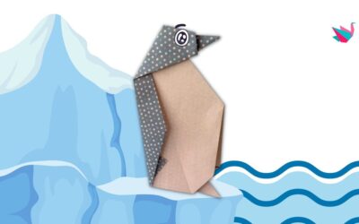 Pingouin en origami : 2 méthodes faciles pas à pas (pingouin express dès 4 ans et pingouin qui tient debout)