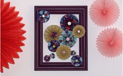 Éventail en papier : le pliage facile pas à pas (et ma rosace déco géante)