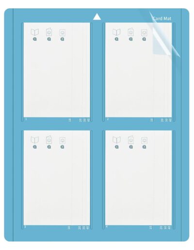 HKC Tapis de découpe cartes 2x2 pour Cricut Explore et Maker (41,5 x 33 cm)