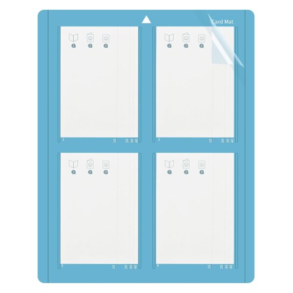 HKC Tapis de découpe cartes 2x2 pour Cricut Explore et Maker (41,5 x 33 cm)