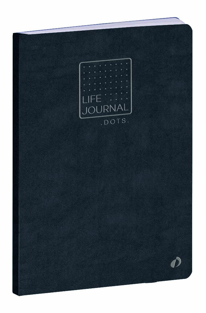 Quo Vadis Carnet Bullet Journal Life Journal, dots, noir, 15x21 cm