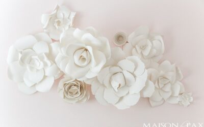 Fleur géante en papier : le tuto pas à pas pour une déco XXL (gabarit, pétales et montage)