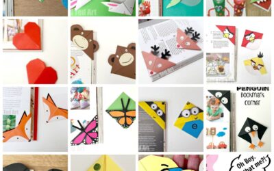 Marque-page coin en origami : le pliage pas à pas (facile, dès 6 ans)