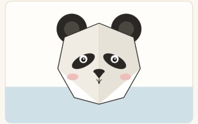 Panda en origami : 2 méthodes faciles pas à pas (tête de panda dès 4 ans et panda assis)