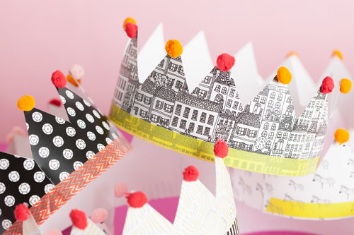 Couronne en papier origami pour galette des rois - Blog déco