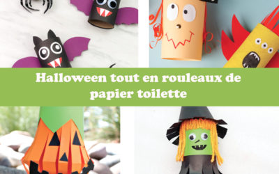 Halloween tout en rouleaux de papier toilette